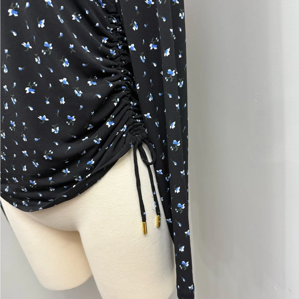 Michael Kors Black Floral Top‎